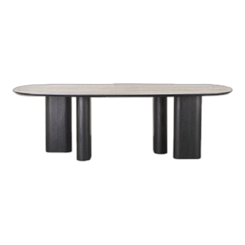 Sara Dining Table Black 2.2m