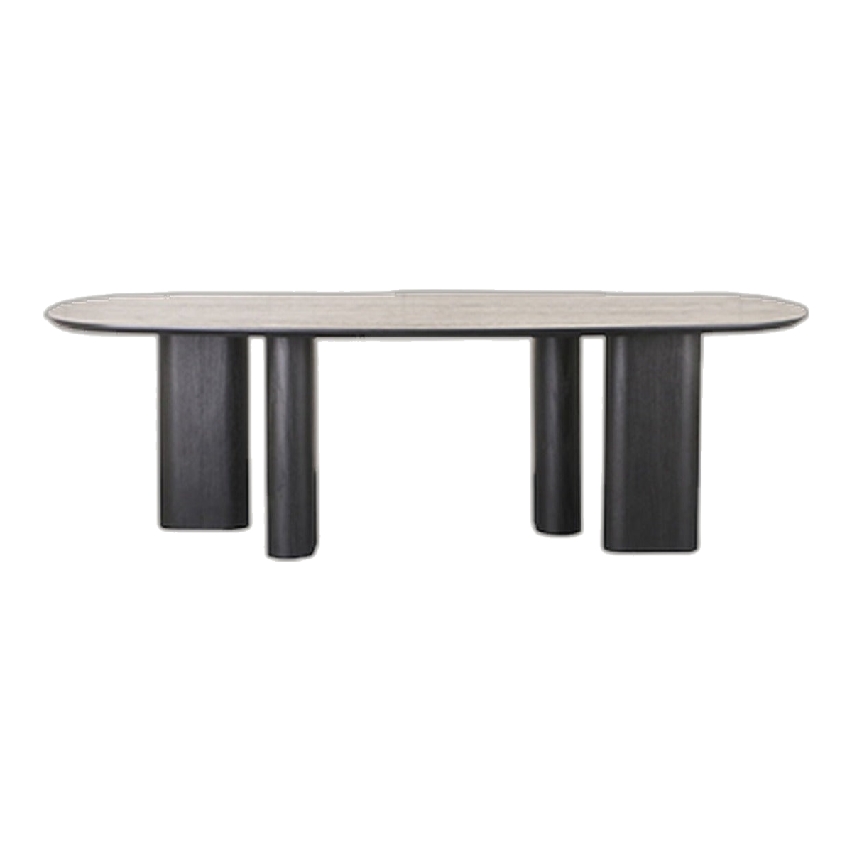 Sara Dining Table Black 2.2m