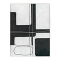 Dark Geometry Series I Canvas Painting