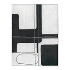 Dark Geometry Series I Canvas Painting