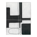 Dark Geometry Series I Canvas Painting
