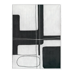 Dark Geometry Series I Canvas Painting
