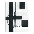 Dark Geometry Series II Canvas Painting