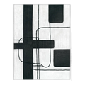 Dark Geometry Series II Canvas Painting