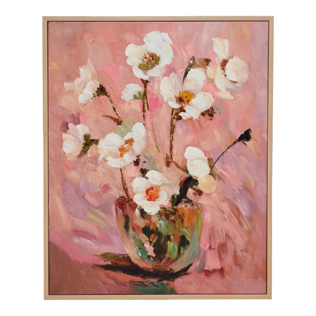 Faded Flora Canvas Painting