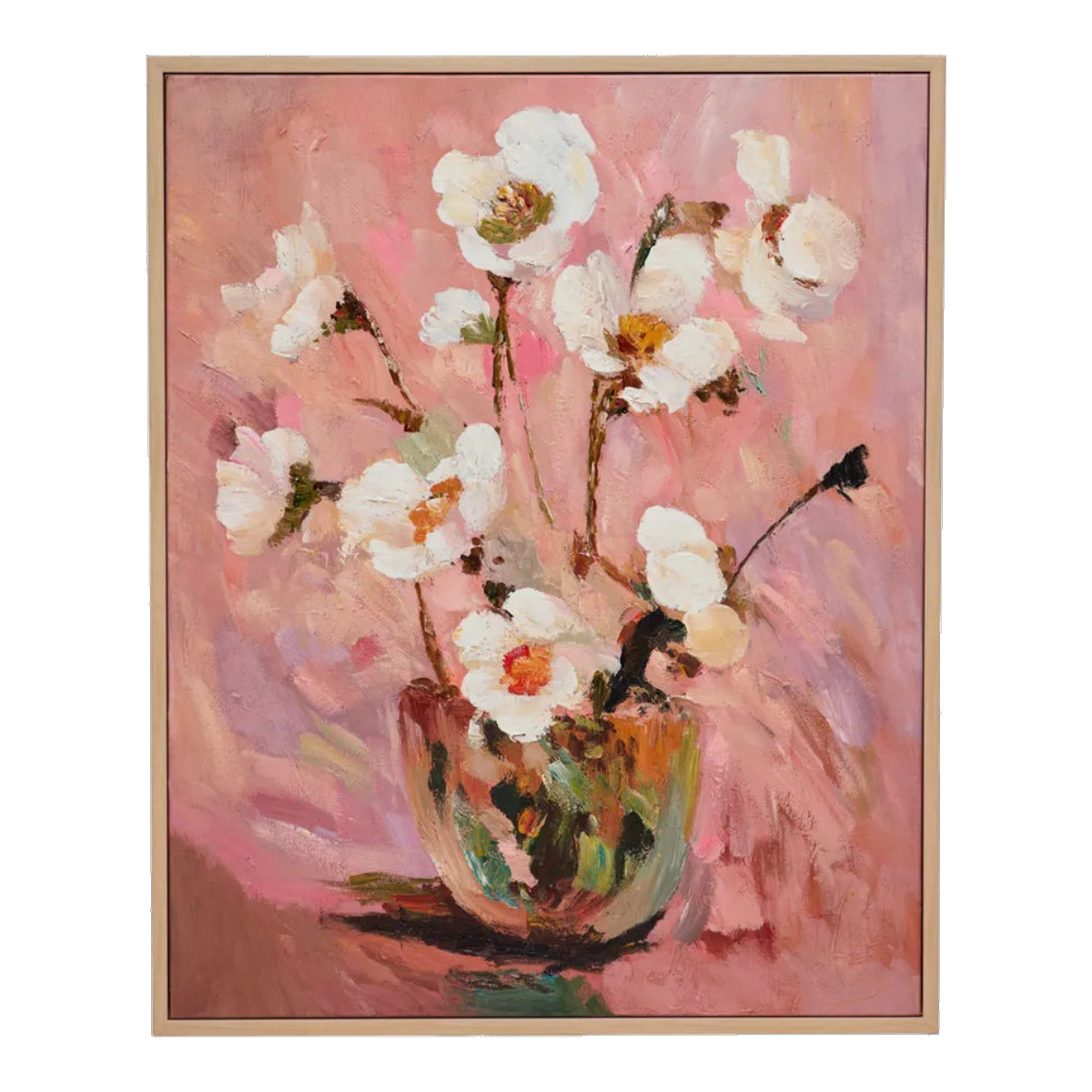 Faded Flora Canvas Painting
