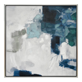 Ms. Verne Blue Series Enhanced Canvas Print