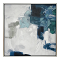 Ms. Verne Blue Series Enhanced Canvas Print