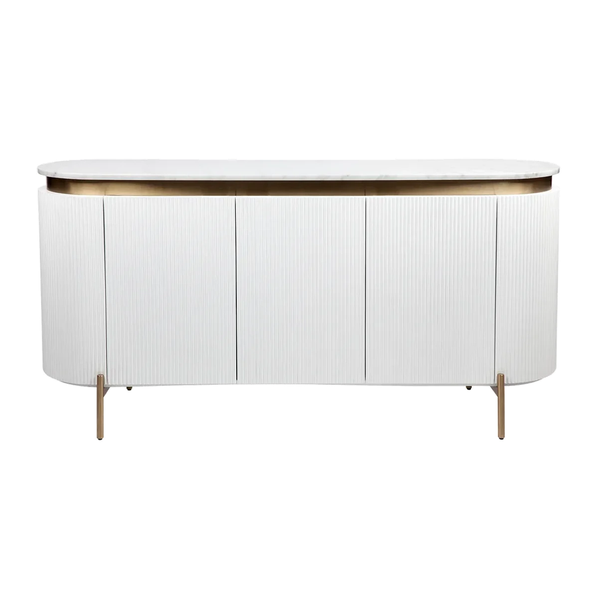 Denholm Buffet - White