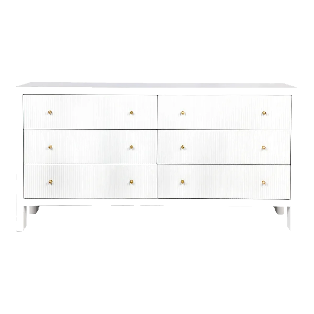 Avondale 6 Drawer Chest - White