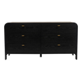 Cheltenham 6 Drawer Chest - Black
