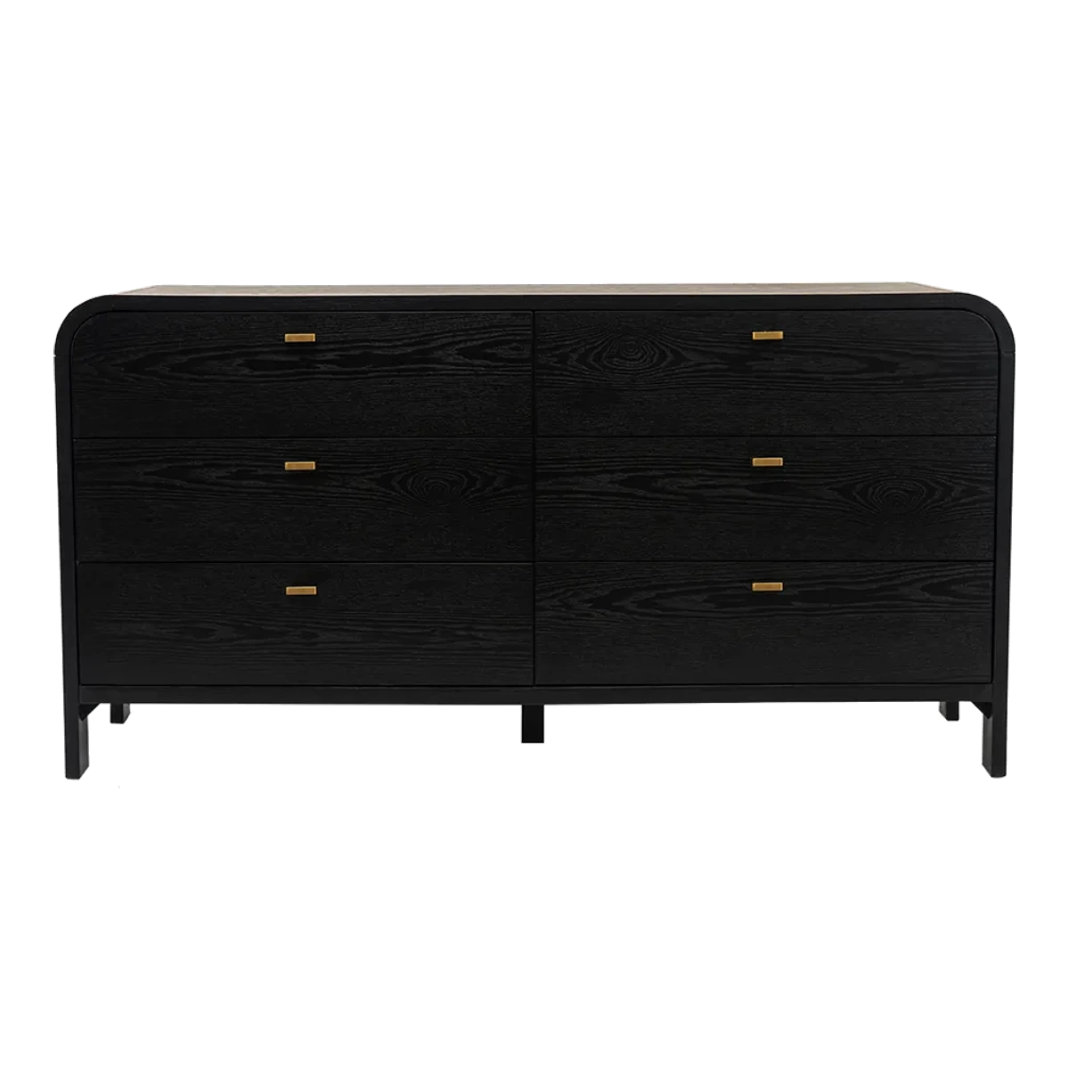 Cheltenham 6 Drawer Chest - Black