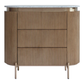 Denholm 3 Drawer Chest - Antique Gold