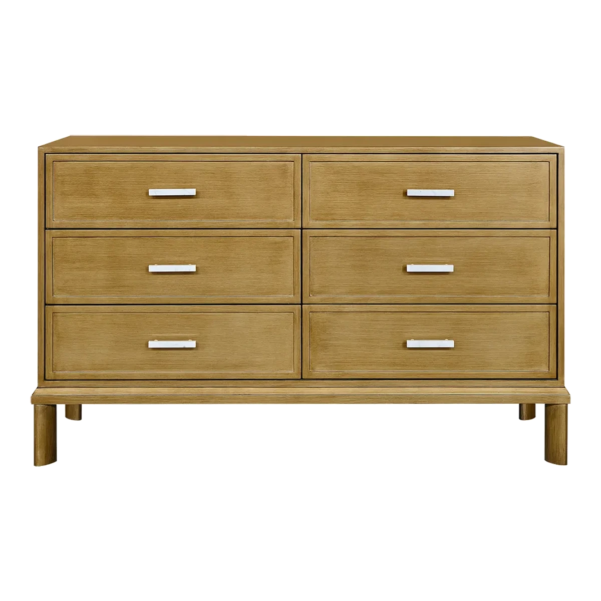 Jarvis 6 Drawer Chest - Antique Gold