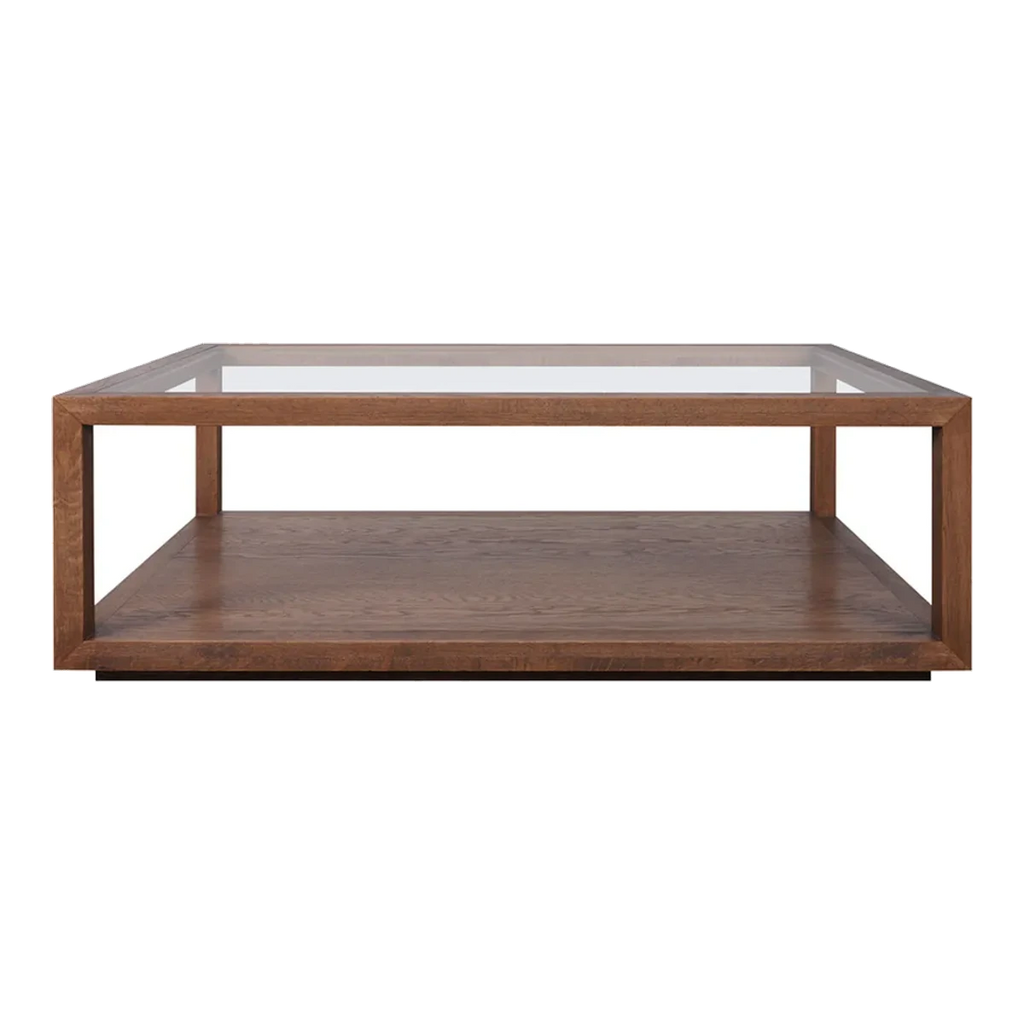 Sutton Oak Rectangle Coffee Table - Walnut