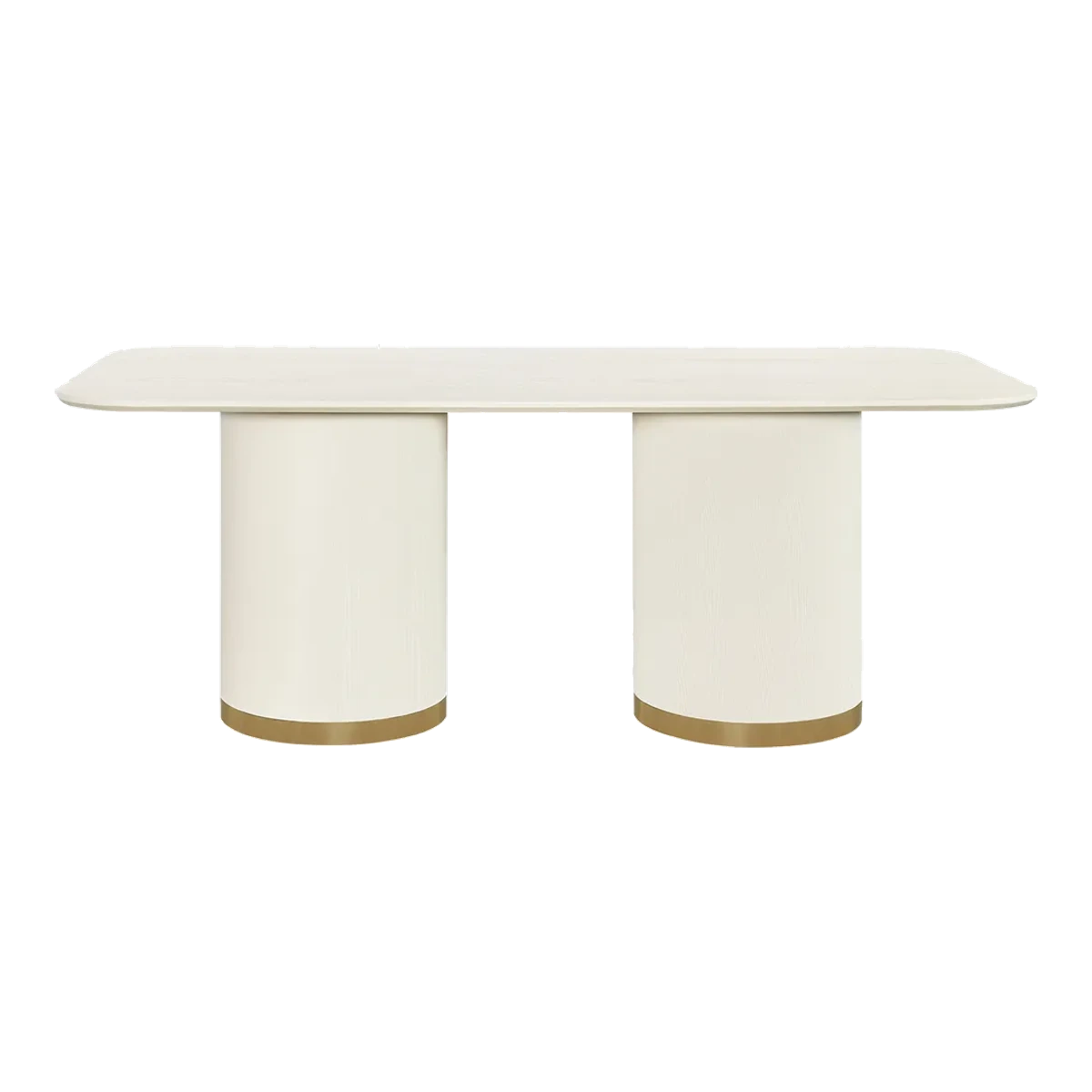 Ellison Rectangular Dining Table - 2m Ivory
