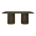Ellison Rectangular Dining Table - 2m Smoked Oak