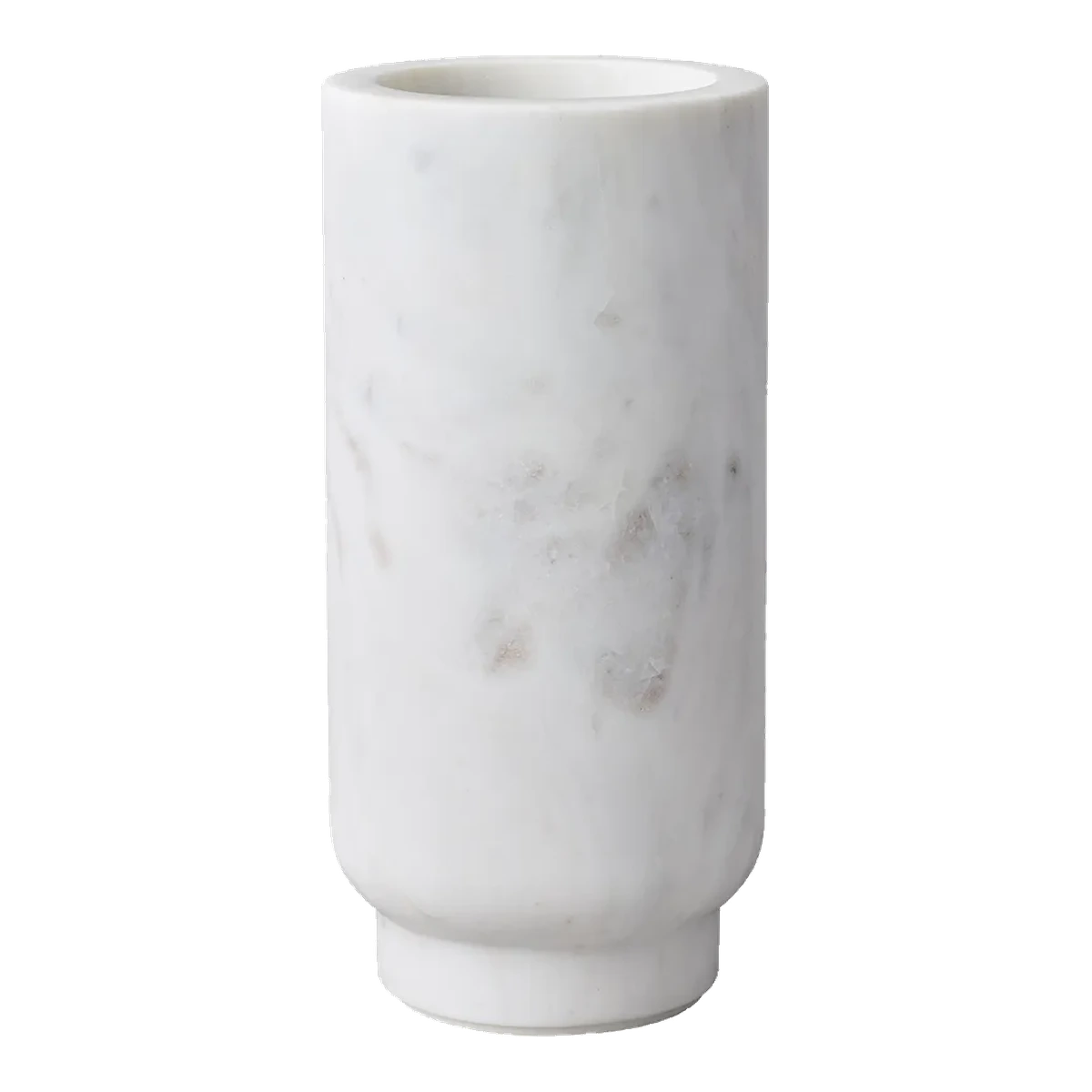 Atlas Marble Vase - Large White