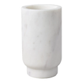 Atlas Marble Vase - Small White