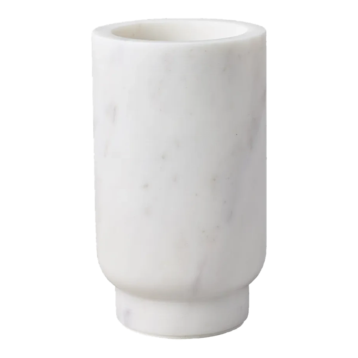 Atlas Marble Vase - Small White