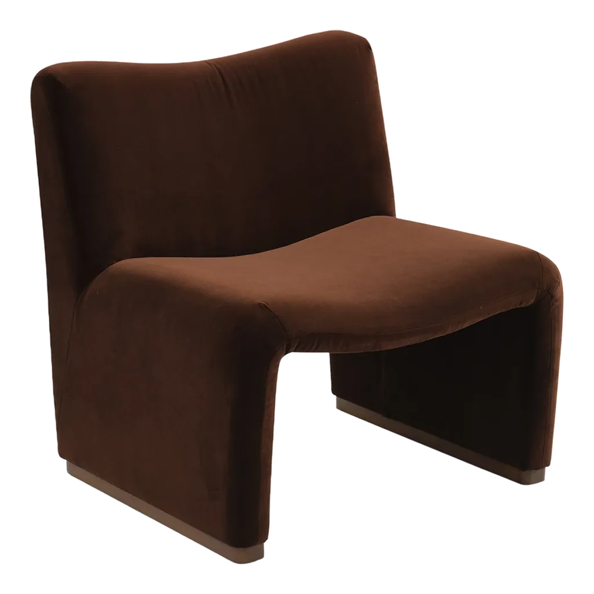 Blake Accent Chair - Dark Chocolate Velvet