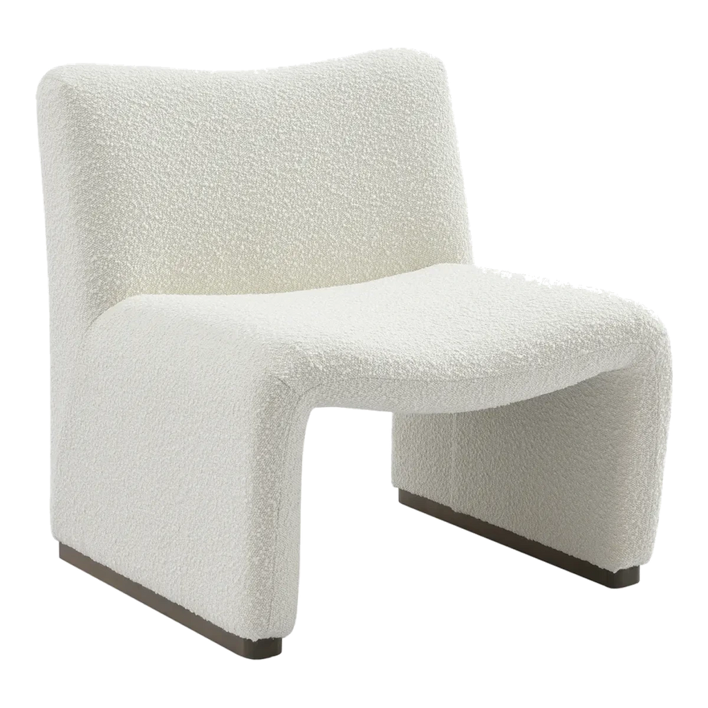 Blake Accent Chair - White Boucle