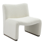 Blake Accent Chair - White Boucle