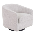 Bentley Swivel Accent Chair - Salt & Pepper