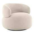 Graystone Swivel Accent Chair - Natural Chenille