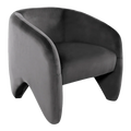 Maddox Arm Chair - Charcoal Velvet