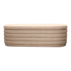 Devon Storage Bench Ottoman - Beige