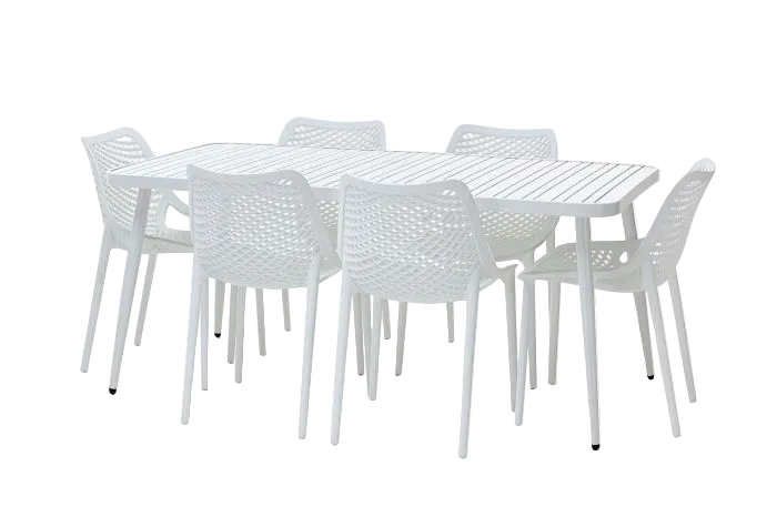 Fermob Luxembourg Outdoor Table 170cm - White
