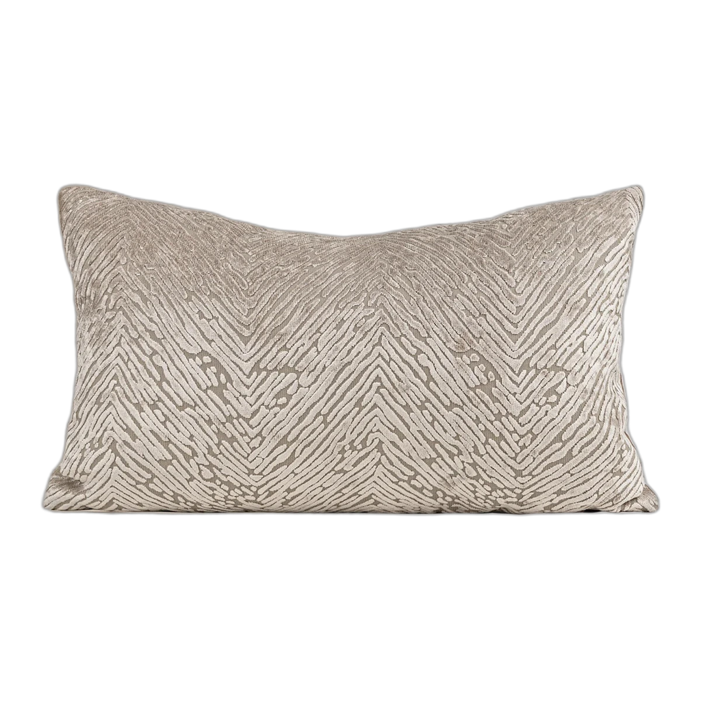 Bento Bouclé Lumbar Cushion - Warm Grey