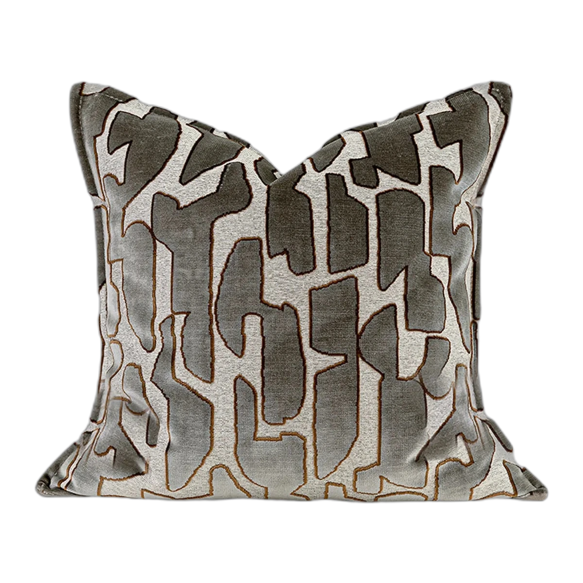 Amalfi Washed Linen Cushion - Sage Green