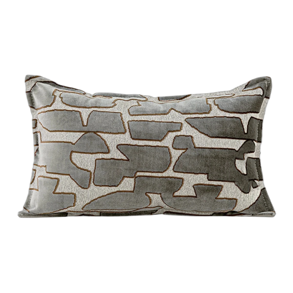 Amalfi Washed Linen Lumbar Cushion - Sage Green