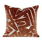 Sorrento Ribbed Velvet Cushion - Oatmeal