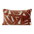 Sorrento Ribbed Velvet Lumbar Cushion - Oatmeal