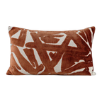 Sorrento Ribbed Velvet Lumbar Cushion - Oatmeal