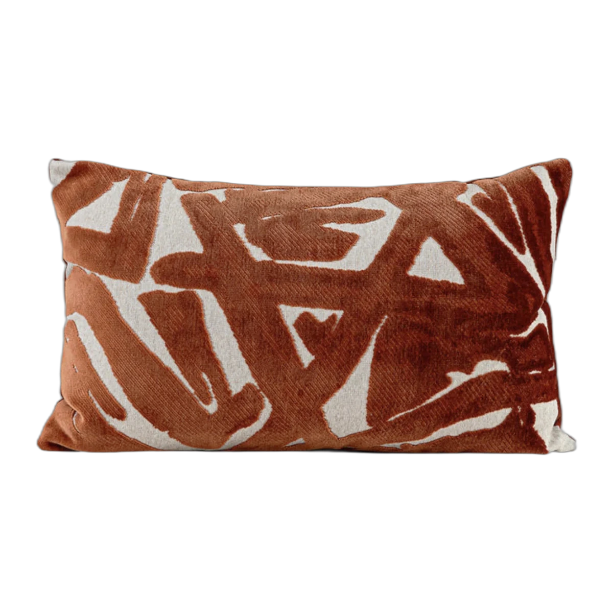 Sorrento Ribbed Velvet Lumbar Cushion - Oatmeal