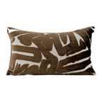 Palermo Chunky Knit Lumbar Cushion - Brown