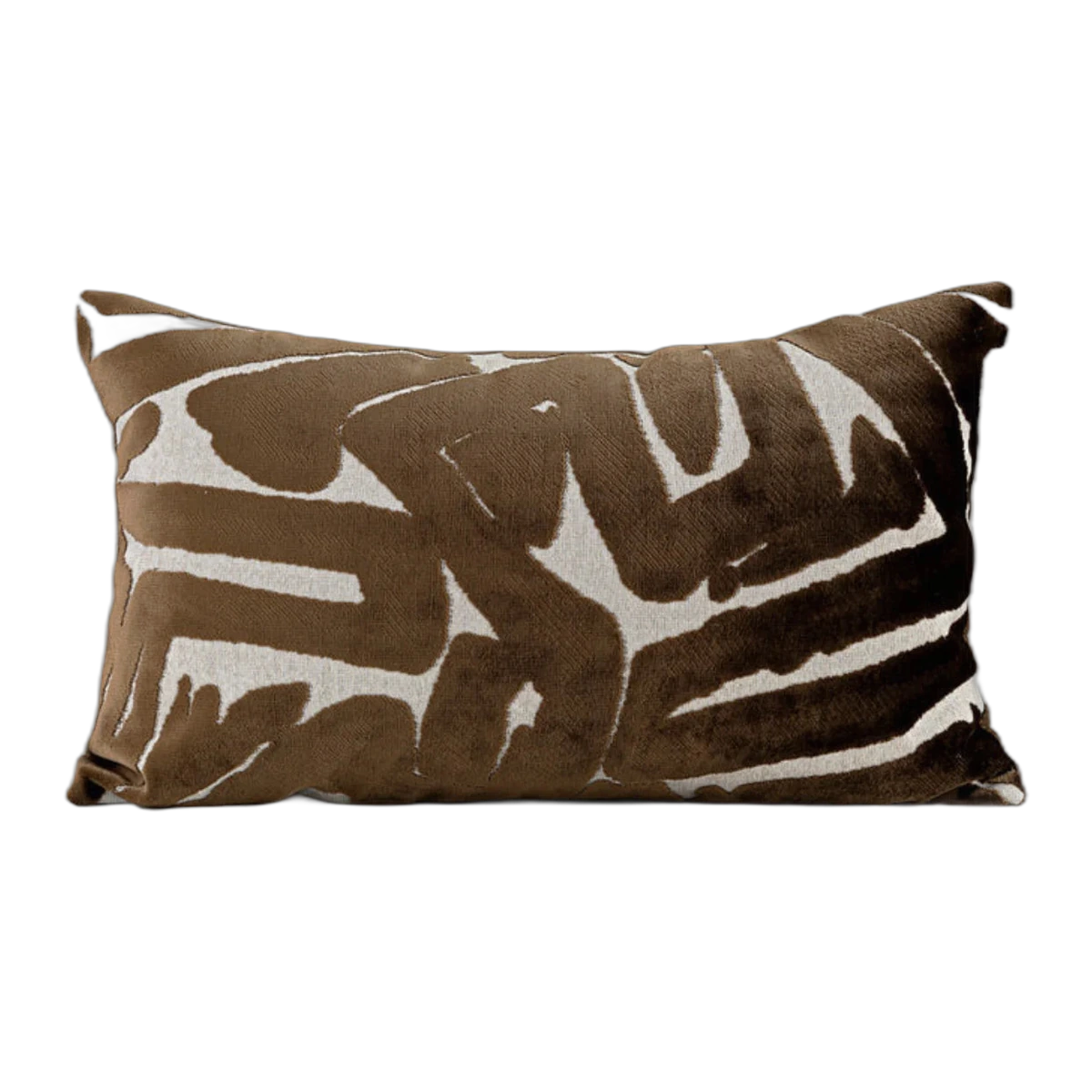 Palermo Chunky Knit Lumbar Cushion - Brown