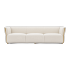 Bella Three Seater Lounge White