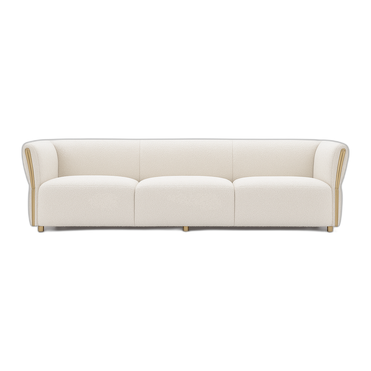 Bella Three Seater Lounge White