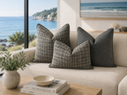 Cream Woven Cushion Feather Insert