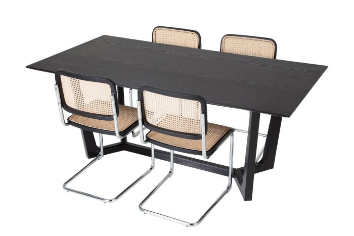 Tropez Dining Table 180cm - Black