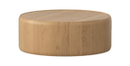 Mia 900 Round Coffee Table - Oak Natural