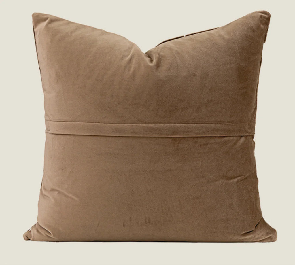 Palermo Chunky Knit Cushion - Brown