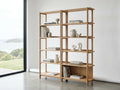 Natural Oak Open Shelving Unit