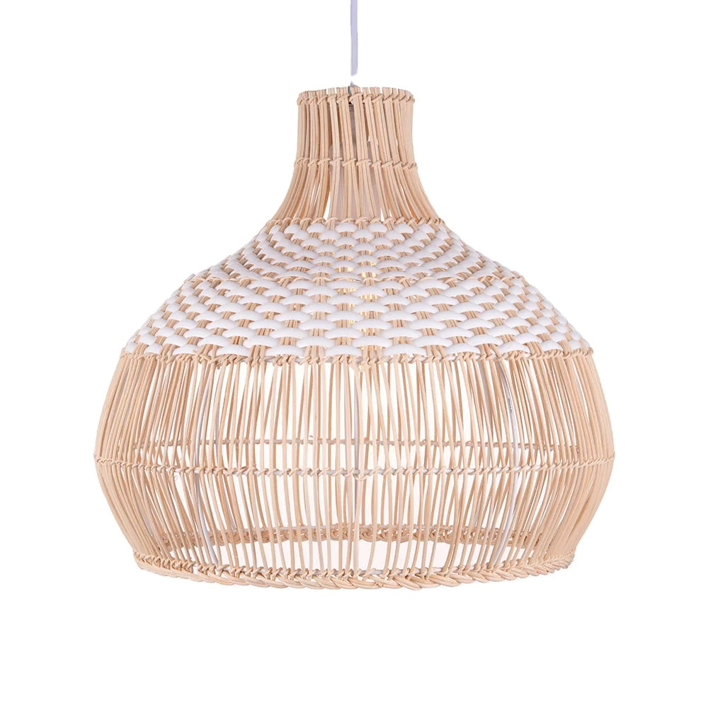 Coastal Rattan Pendant Light in natural