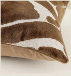 Palermo Chunky Knit Lumbar Cushion - Brown